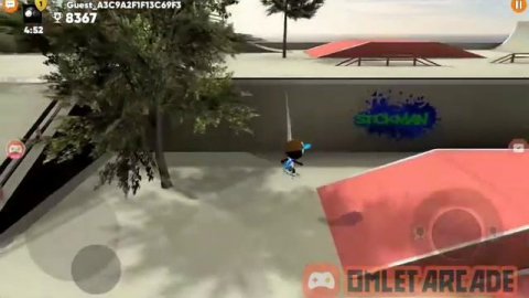 Stickman skate battle