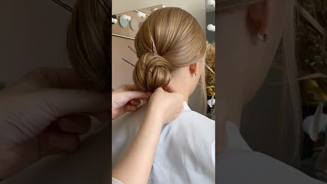 Easy bride hairstyle hairtutorial #hairtok #hair #hairideas #свадебнаяприческа #weddinghairstyle