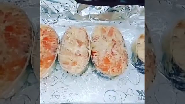 Сёмга в духовке по быстрому