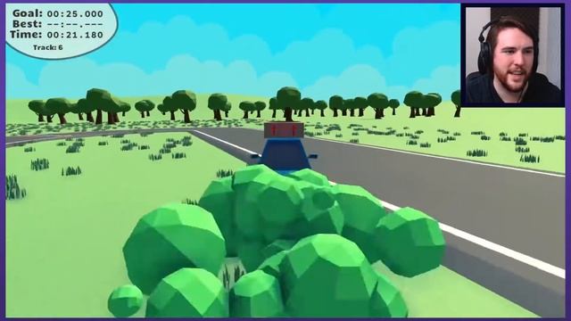 Eggcelerate! - Time trail racing game, balancing on egg on top of your vehicle