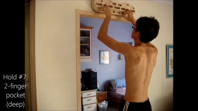 Beastmaker hangboard workout