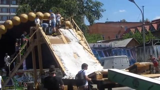 Сноуборд в Томске летом 2014
