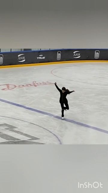 Перекидной,видео с тренировки ✨⛸ #любитель #фигурноекатание #фк