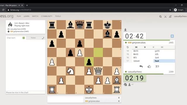 Online Chess Master Rating (2400) on lichess in 33 Minutes