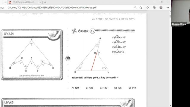 Geometri İlk Konular Telafi