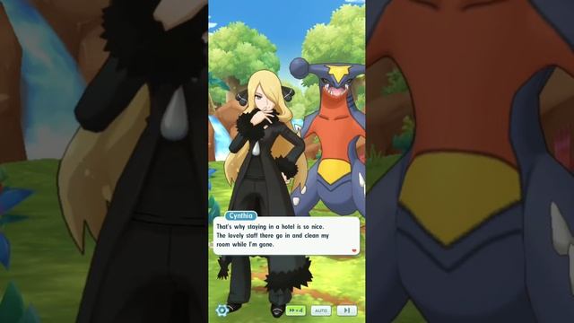 [Pokemon Masters] Sync Pair Stories - Cynthia #1: A Day with Cynthia