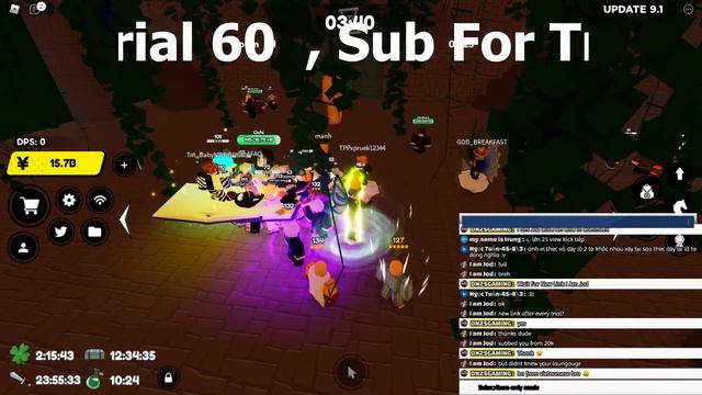 🔴 Livestream Trial 60 Free - Anime Fighters Simulator Update 9