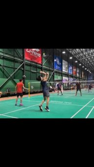 Deceptive badminton