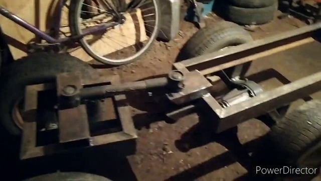 Самодельный мини погрузчик. Часть 1