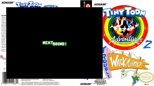 Tiny Toon Adventures 2: Trouble in Wackyland (NES, Famicom, Dendy). Longplay