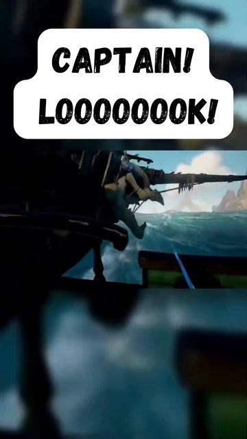 СAPTAIN! LOOK!  #мем #нарезка #funny #seaofthieves #мореворов