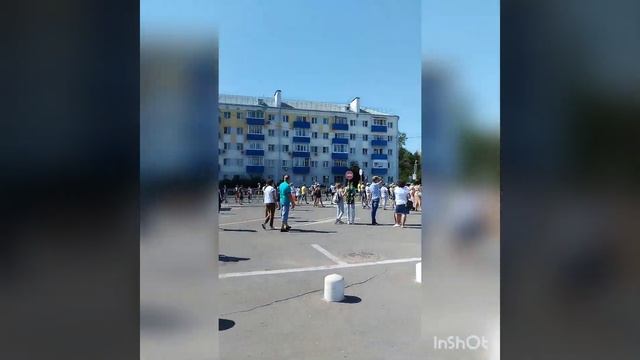 #жаркийдень Рыбинск в этом году устроил очень жаркую трассу, так встретили спортсменов! #10км