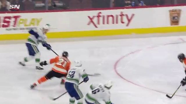 Philadelphia Flyers vs Vancouver Canucks, 21november 2017