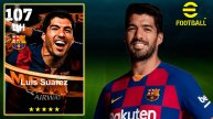 Ультимативный Луис Суарес 107 в eFootball 2025 mobile Обзор Игрока