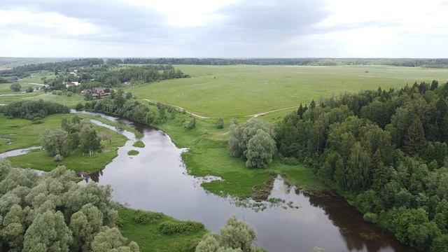 Квадрокоптер, река Озерна