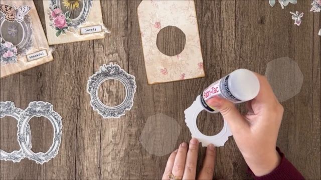 Pressed Flower Frame Window Tags Tutorial Junk Journal Page Ideas Specimen Cards My Porch Prints