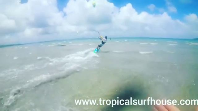 Kitesurfing affiliate iko center and school in okinawa japan . www.tropicalsurfhouse.com