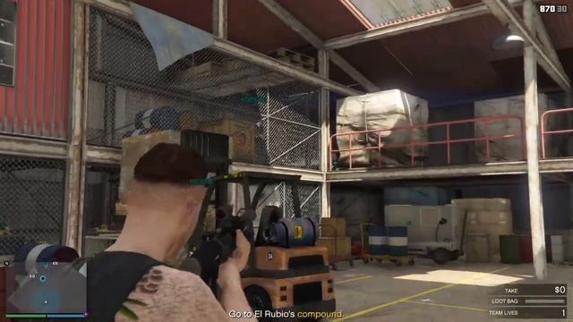 Cayo Perico SECRET METHOD in Hangar with forklift (GTA ONLINE)