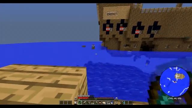 Minecraft: Powdered Donuts Survival | Ep. 14 | SHIP VS SHIP - PART 1