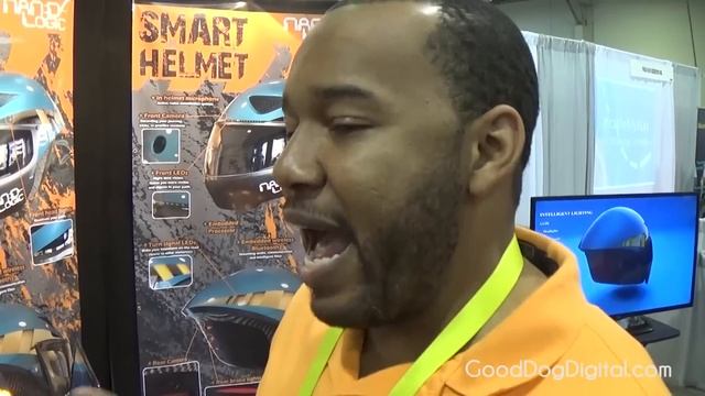 nandlogic Smart Helmet - CES 2015