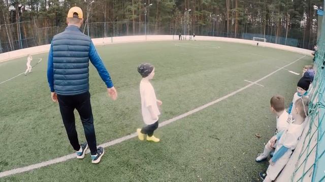 Первая игра Ивана на турнире МО по футболу! СШ "Витязь"