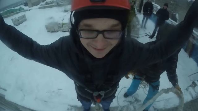 Прыжок на верёвке с G.team. Rope Jumping. GoPro #