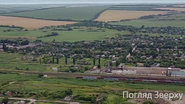 Погляд зверху.  Сіверськ. Школа №2