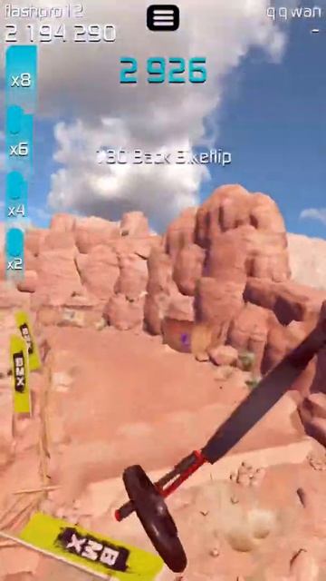 Me vs another Random person on Touch grind BMX 2