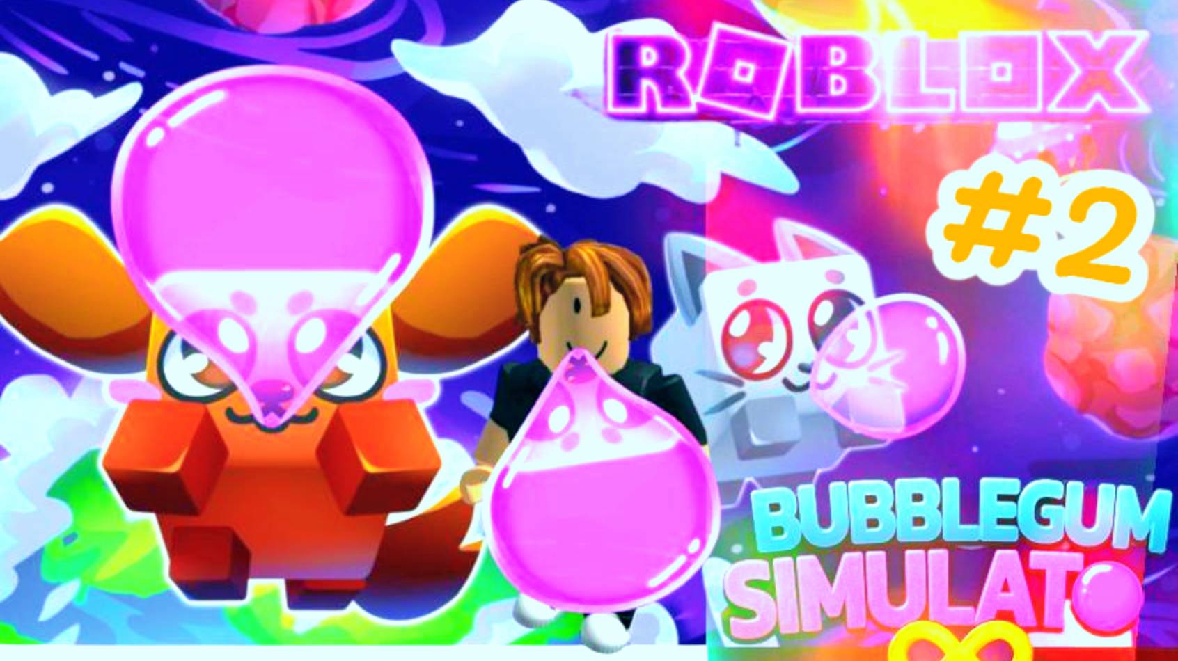 (Медвежонок) Я играю в симулятор жвачки! 2 часть.