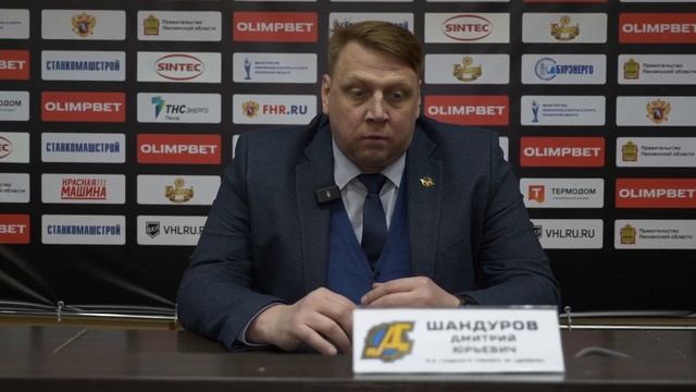 Пресс-конференция ХК "Дизель"  - ХК "Норильск" (0:5)
