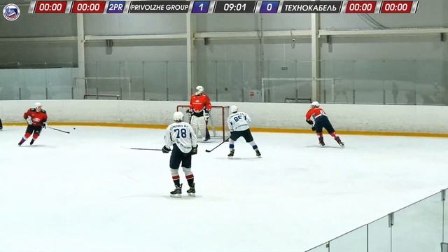 28.11.2023, ХК "PRIVOLZHE GROUP" - ХК "ТЕХНОКАБЕЛЬ" (1 ЛИГА)