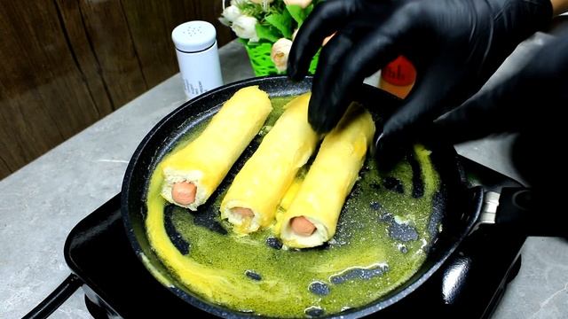Рулетка с колбасой | Roulette with sausage