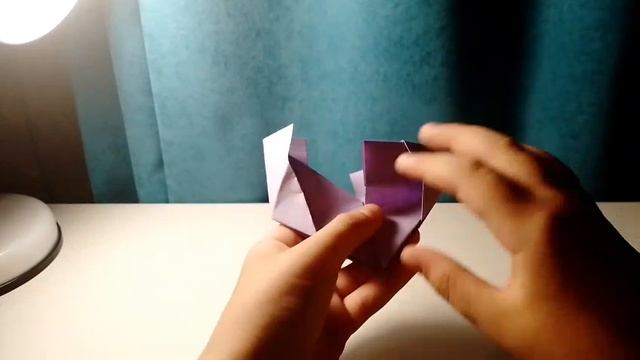 Оригами курочка корзинка