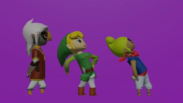 Dr. Livesey Phonk walk, but it's windwaker (pink screen)