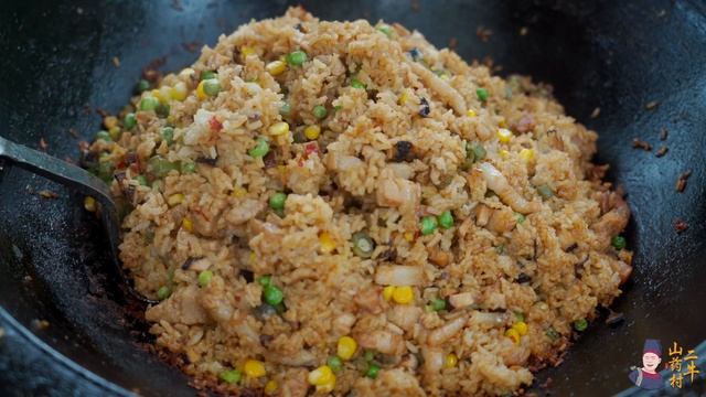【山藥村二牛】五花肉這樣吃才叫爽！和米飯放鍋裡一燜，和山藥吃著真過癮！