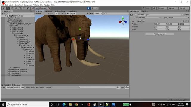 Dynamic Joint Pro: Elephant Trunk Dynamics Tutorial