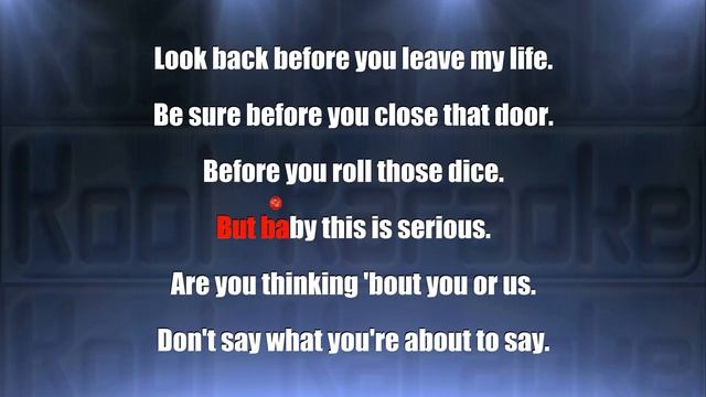 Celine Dion - Think Twice (Karaoke Version) VT