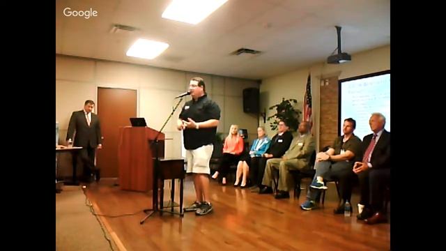 2016 Brevard County Candidates Forum- Low Def Recording via Laptop