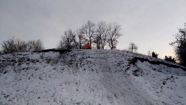 САНКИ. ГОРКИ. УЛЁТНЫЙ ОТДЫХ С ПАПОЙ. САМЫЙ ЛУЧШИЙ ПАПА