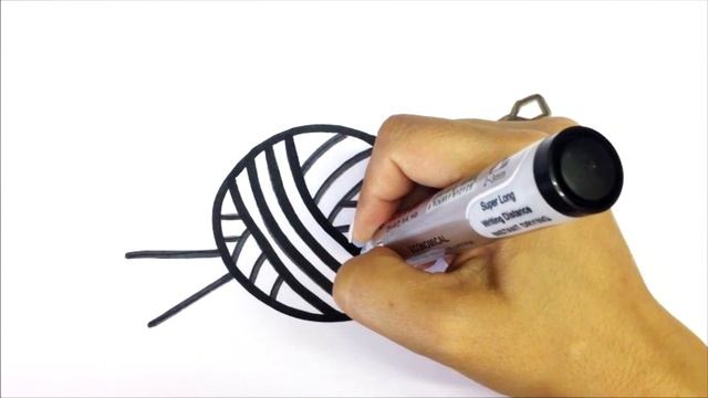 Сурет салу иірімжіп | How to draw a ball of thread | Как нарисовать клубок ниток