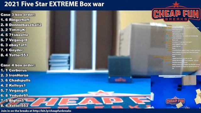 2021 Topps Five Star EXTREME Box War - 2 Cases