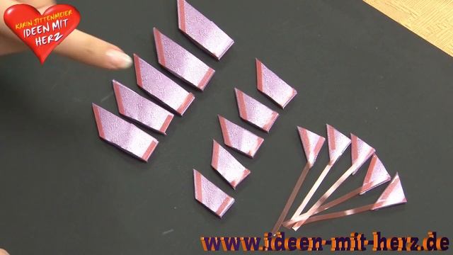 Ideen Mit Herz - Blütenkugel - Fleurogami - Aus 1 Mach 3