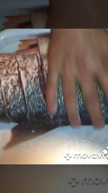 Большая Рыба на костре ( толстолоб ). Вечером после работы, всем приятного аппетита друзья!))