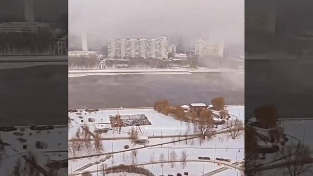 💨 Красивое явление на Нагатинской набережной