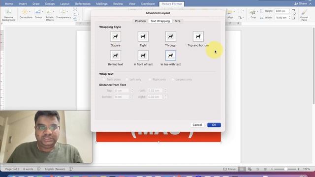 How To: Move a Picture In Word ( MAC )
