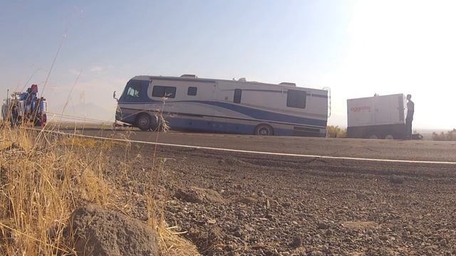 Getting The Bus Stuck On The Way To Burning Man 2012