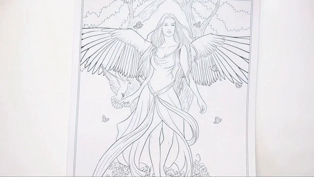 Adult Coloring Book Flip Through | Goddess Selina Fenech