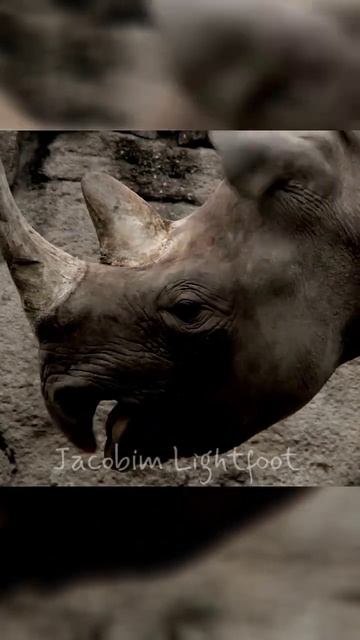 Huge rhino lunch time #shorts