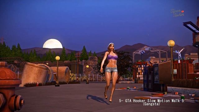The Sims 4 Animation Pack Download: GTA Hooker Walks and Dances