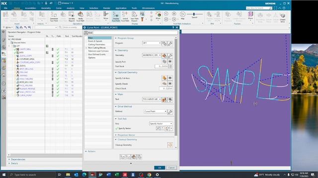 Siemens NX 2206    How To Make An Engraving Operation